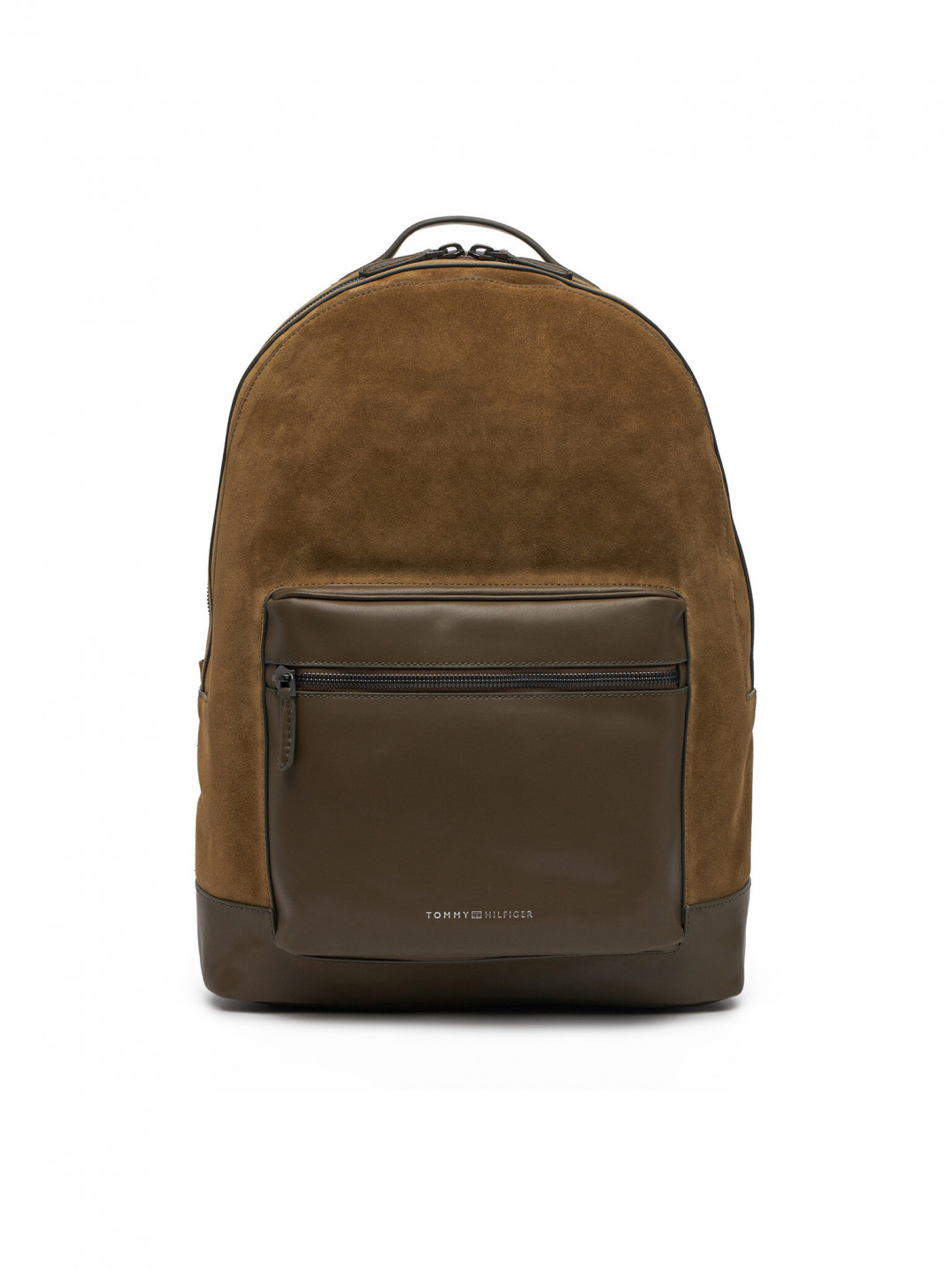 Tommy Hilfiger Batoh Th Casual Suede Backpack AM0AM13229 Zelená
